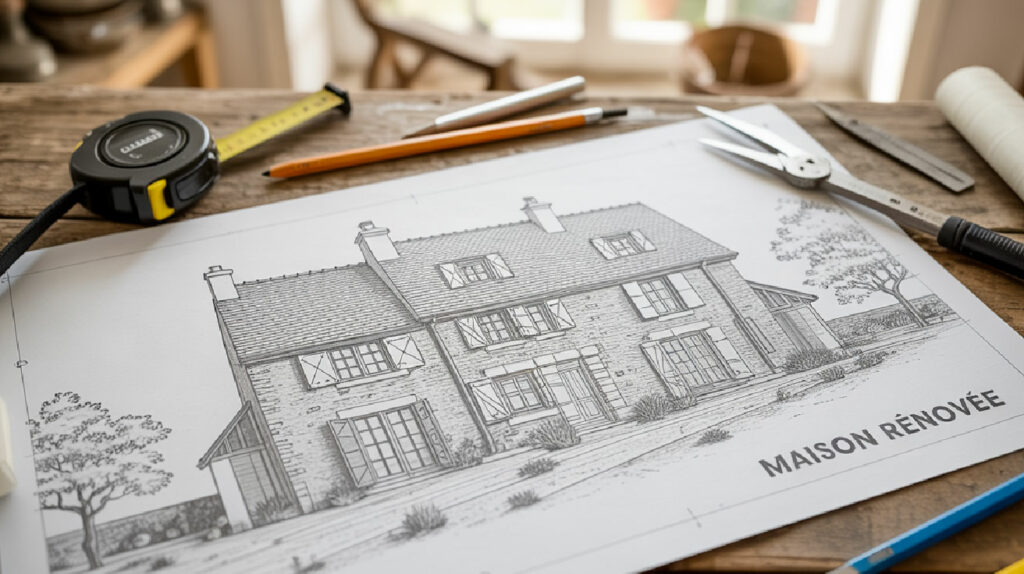 plan de maison pour aménagement sur mesure