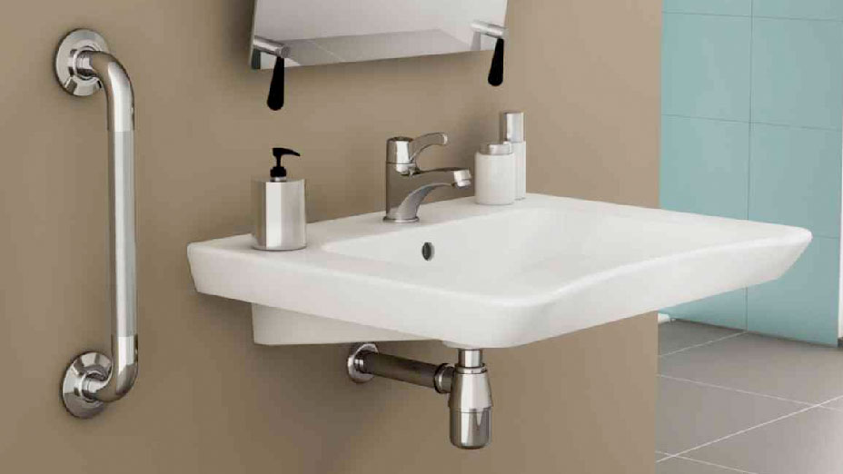 pose lavabo pmr