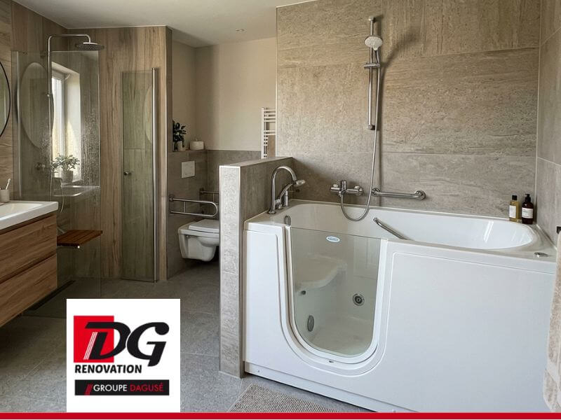 Baignoire handicapé avec porte : installation et normes